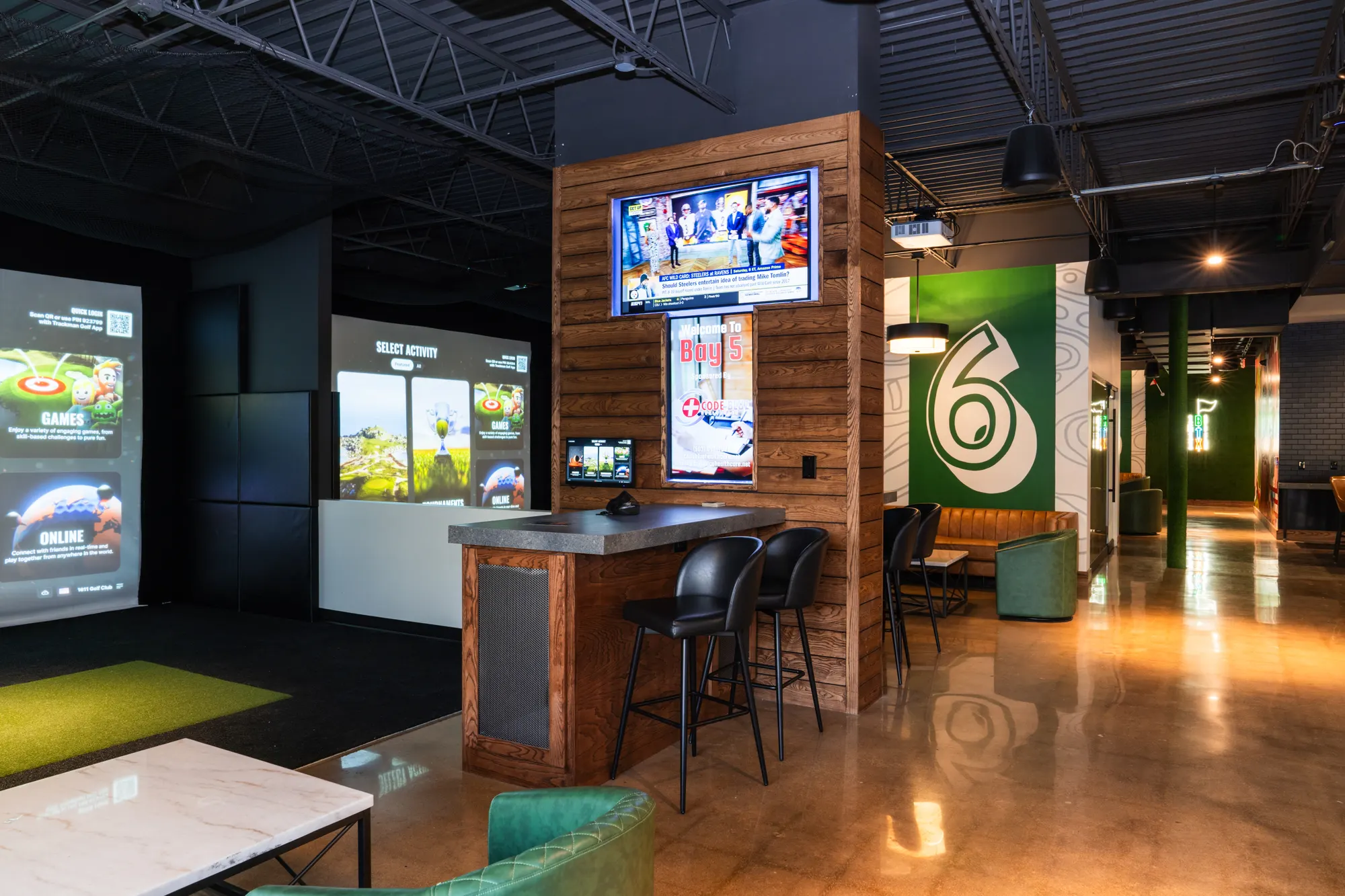 Sponsored bay — vertical TV ad + locker