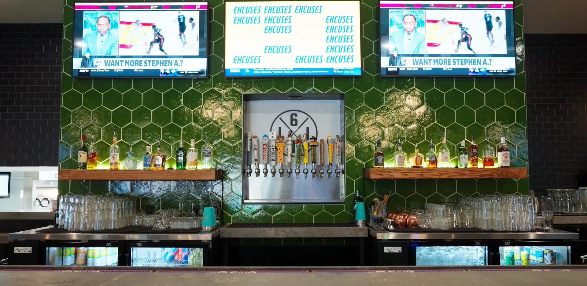 The bar at Burleson